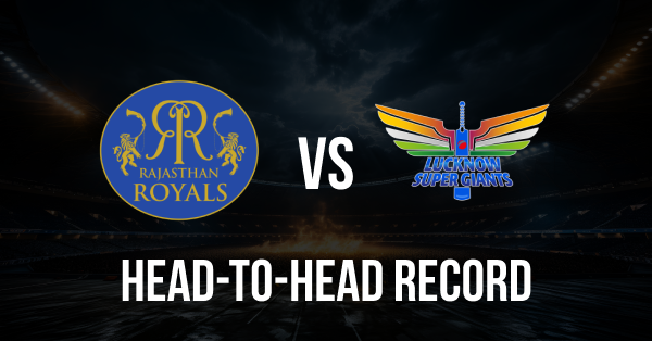 RR vs LSG Head to Head Record in IPL