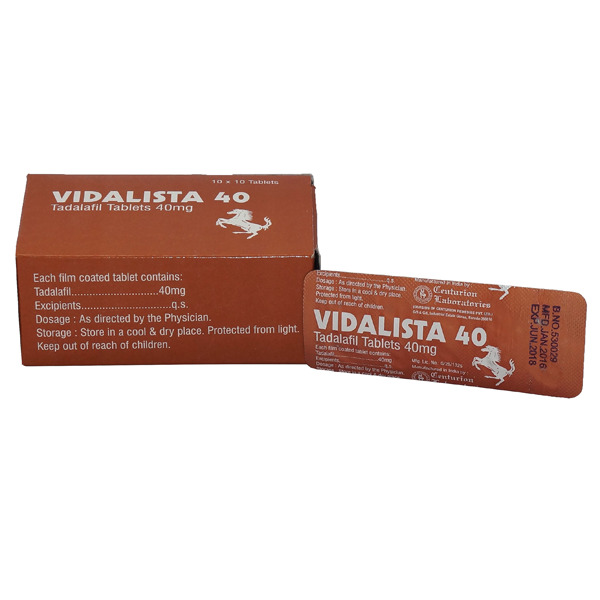 VIDALISTA 40 MG (Tadalafil) Tablet
