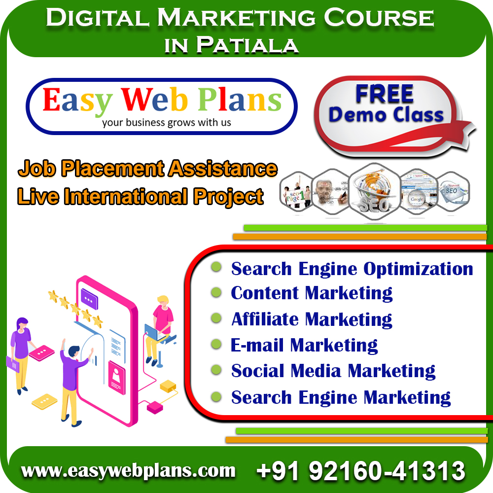 Digital Marketing Course in Patiala, Punjab- Enroll Now