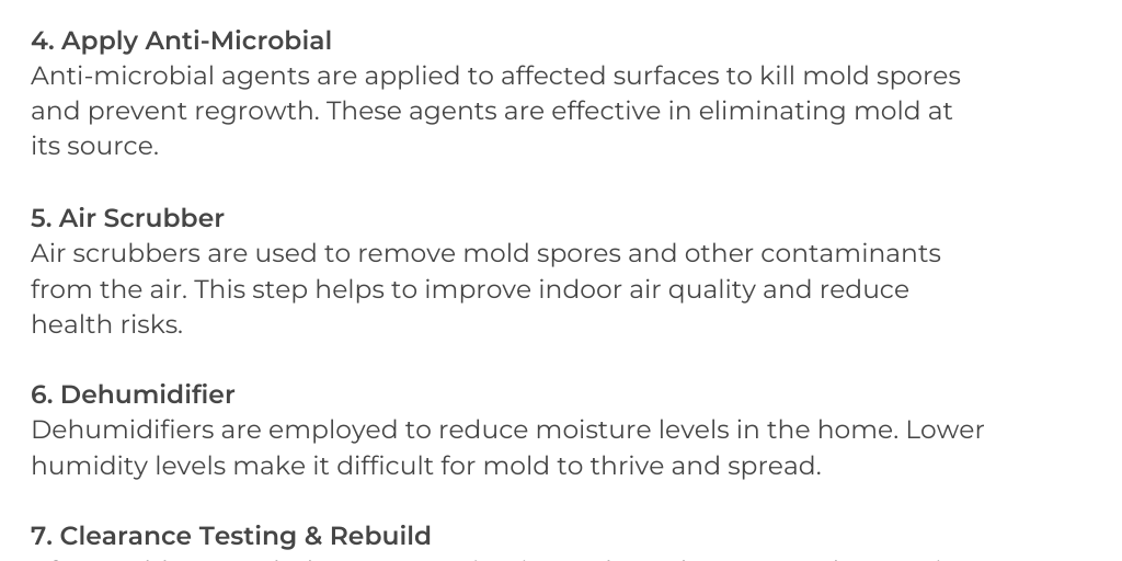 mold removal service by Mold Inspections Los Angeles - Infogram