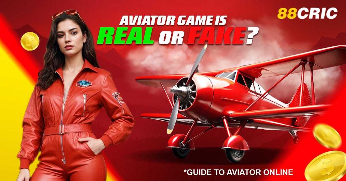 Aviator Game is Fake or Real?. Even since its establishment in 2019… | by 88cric | Aug, 2024 | Medium