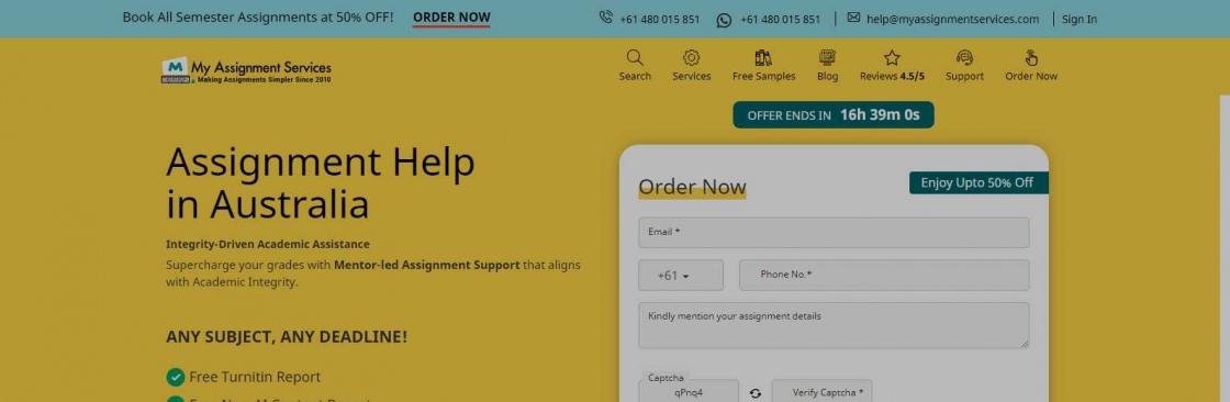 My Assignment Services Cover Image